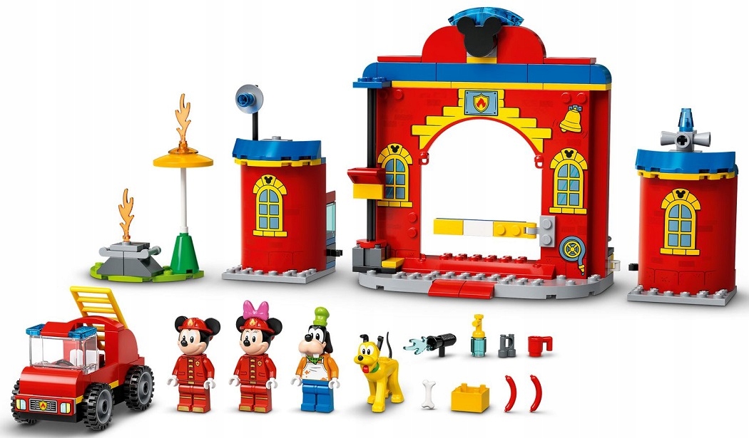 stavebnice Lego Disney Remiza Hasičský Vůz Mickey Mouse 10776