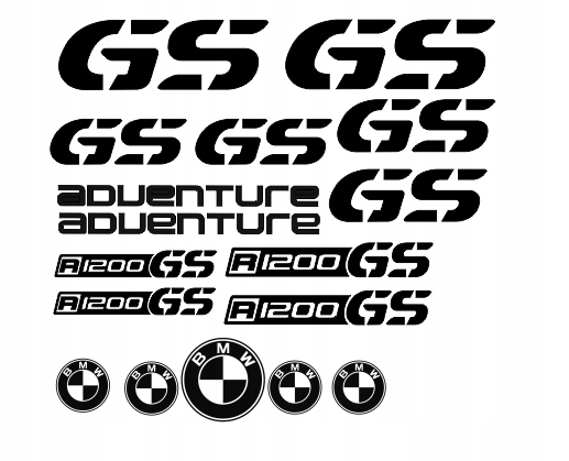 bmw gs r 1200 adventure naklejka naklejki komplet
