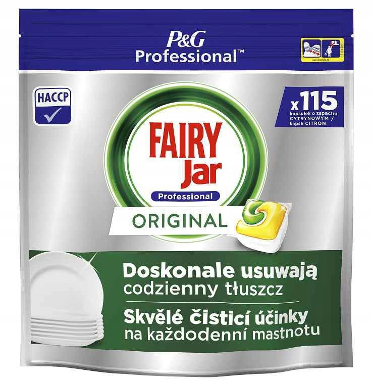 Levně Fairy Jar Kapsle do myčky 115ks Citronové...