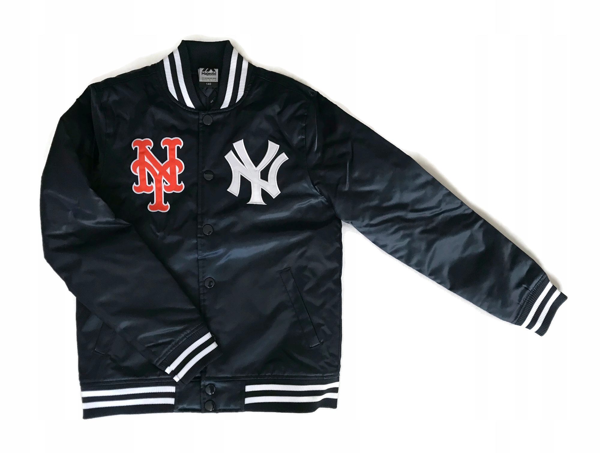 baseballová mikina bunda New York Yankees Mets Majesic L