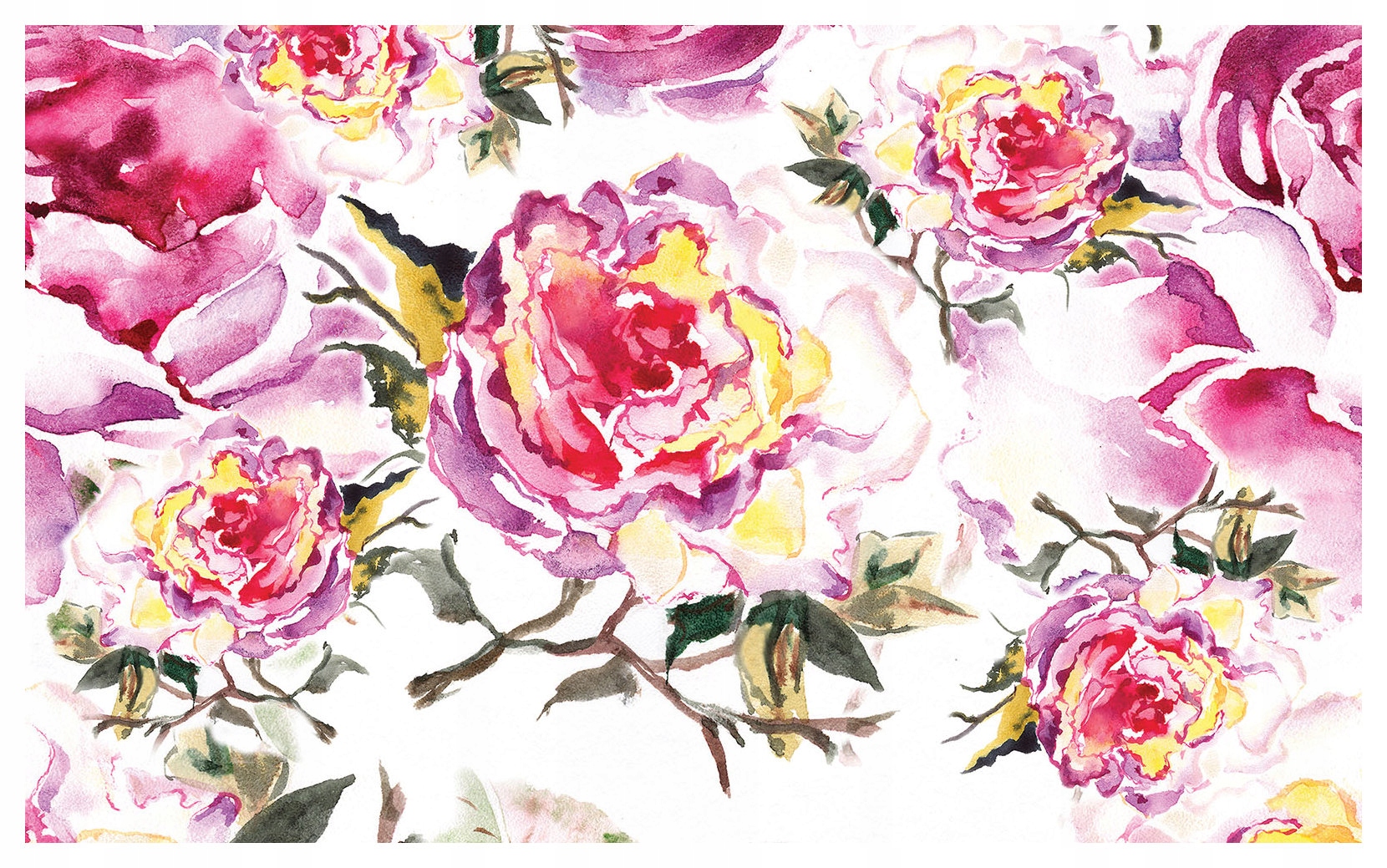 Fototapeta Ružové pivonky s akvarelom Kvetinová sviežosť 368x254 lepidlo