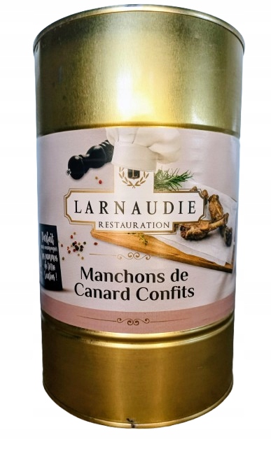 Levně Konfitovaná kachní spodní část křídla (jako paličky z slepice) 3,825 kg Francie