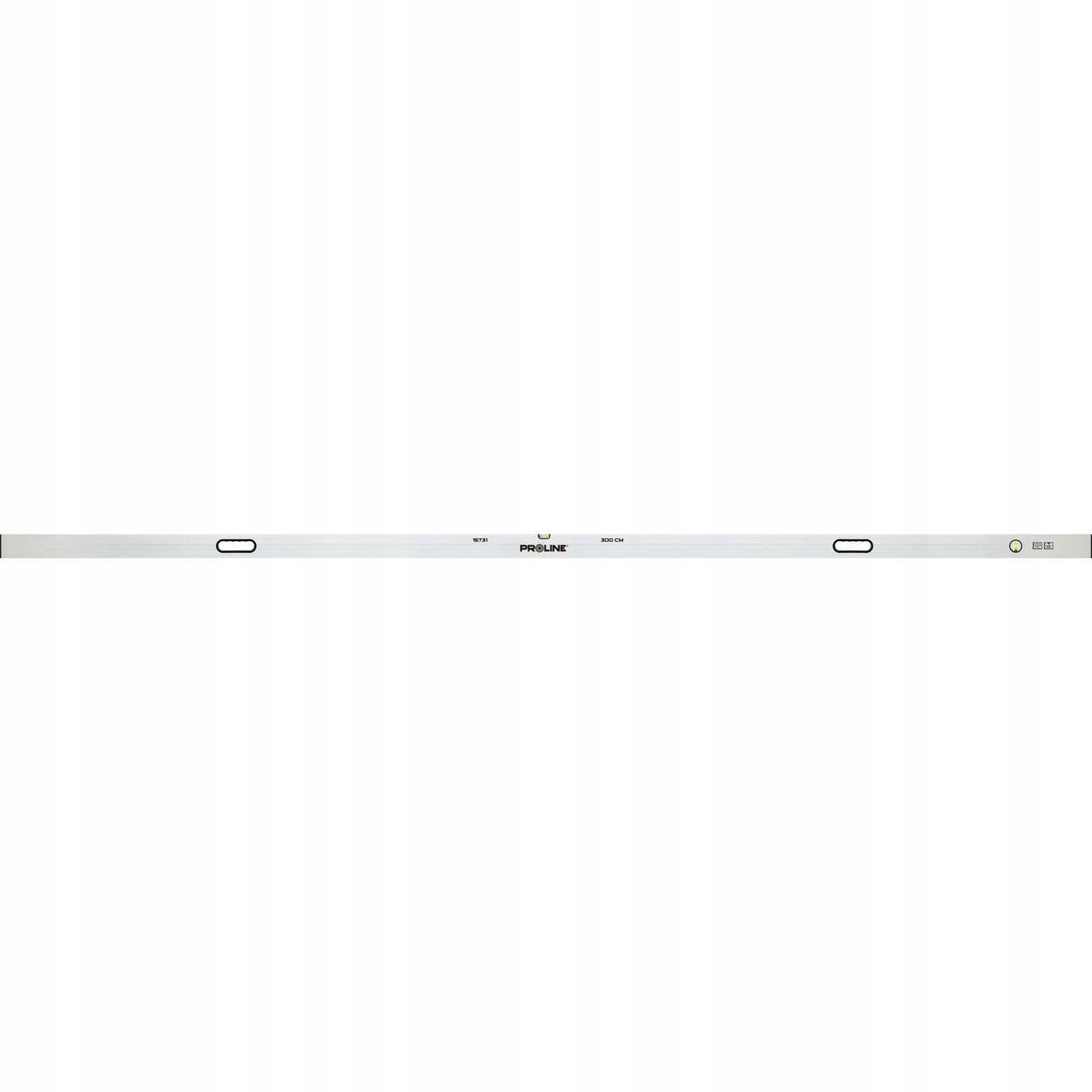 Łata murarska tynkarska uchwyty aluminiowa 2 libelki 3m Proline 15731