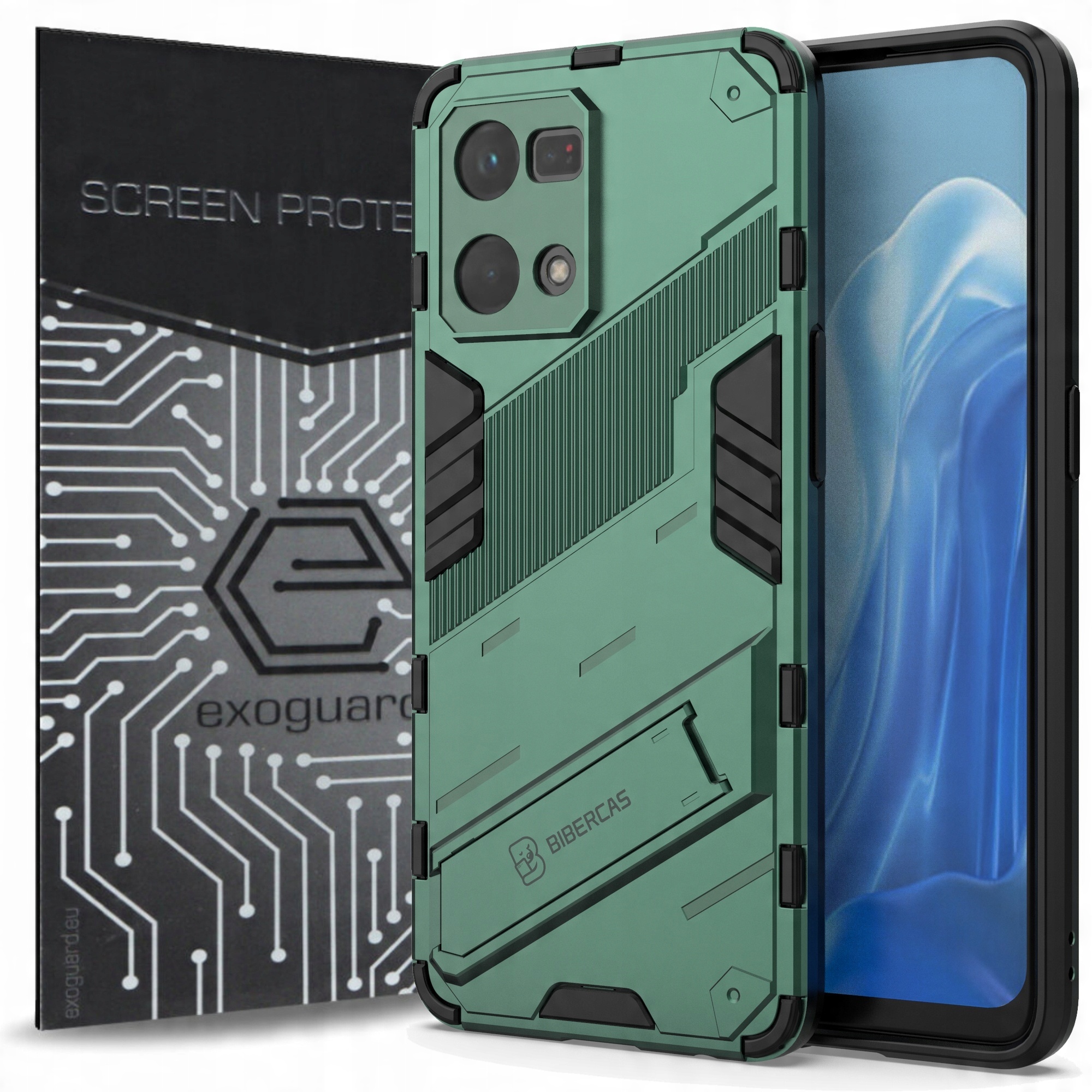 

Obudowa Etui Pancerne Szkło do Oppo Reno 7 (4G)