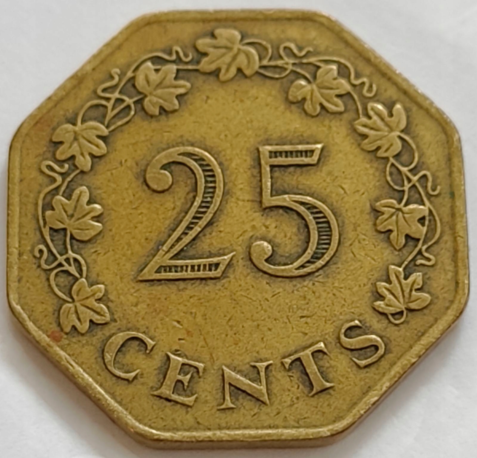 0917 - Malta 25 centów, 1975