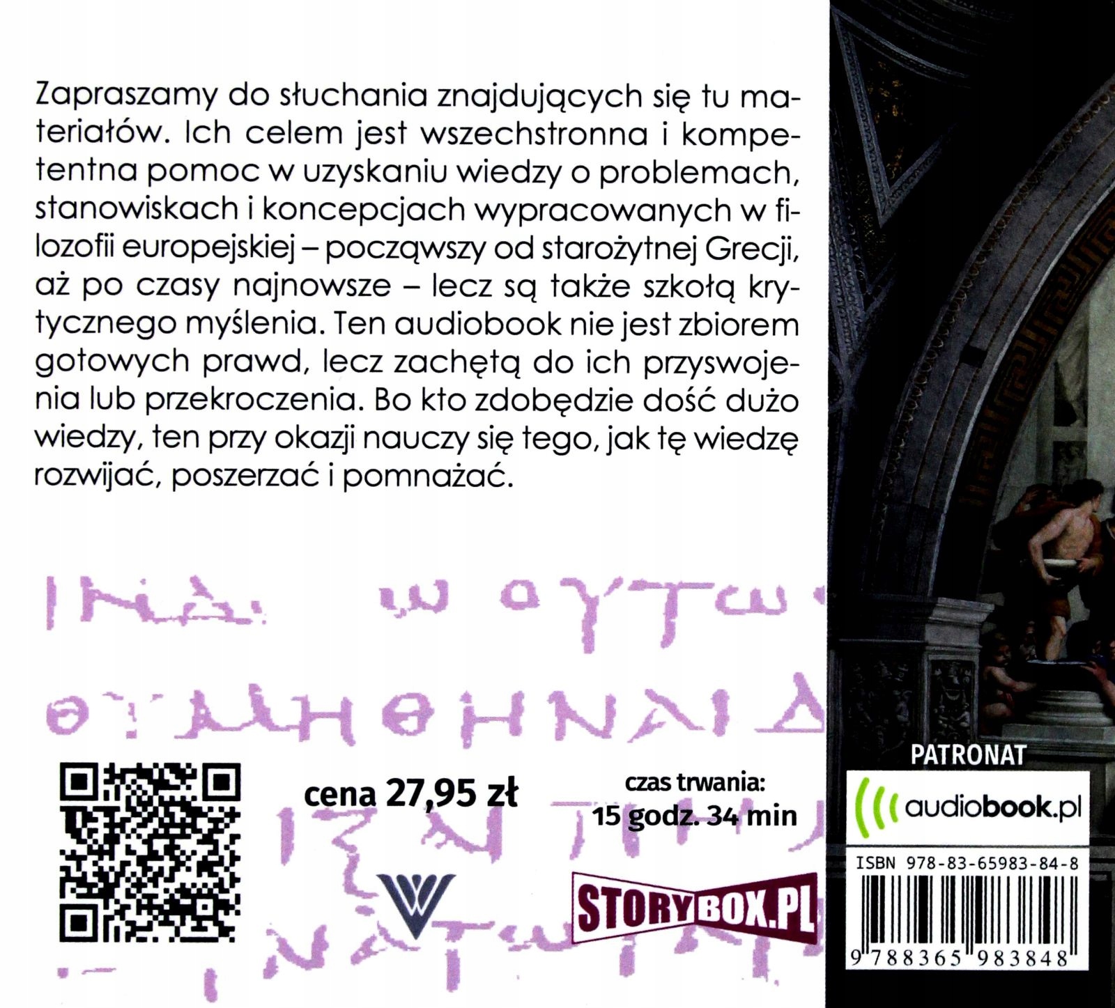 PODSTAWY FILOZOFII DLA UCZNIÓW I STUDENTÓW (AUDIOB Stan opakowania oryginalne