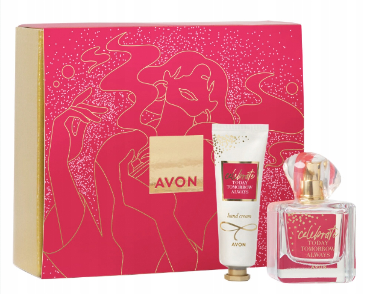 Avon Tta Celebrate dárková sada pro ni voda 50 ml krém na ruce Novinka