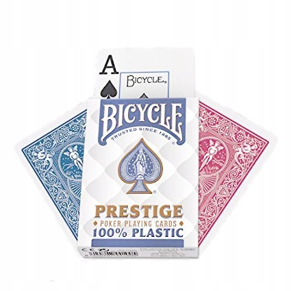 

Karty do gry Bicycle Prestige 100% Plastik Poker