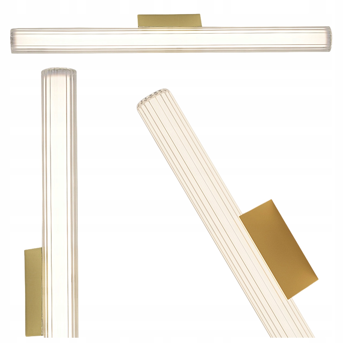 Nástenné Svietidlo Linea 61 CM Zlaté Led Cct 12W Moderné Light Prestige IP44