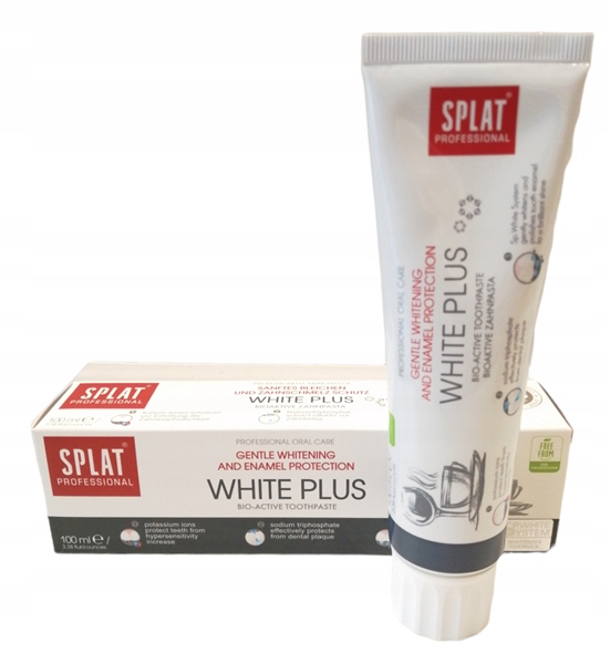 

Splat White Plus wybielająca pasta 100ml Profesion
