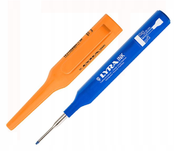 Marker Lyra do głębokich otworów niebieski