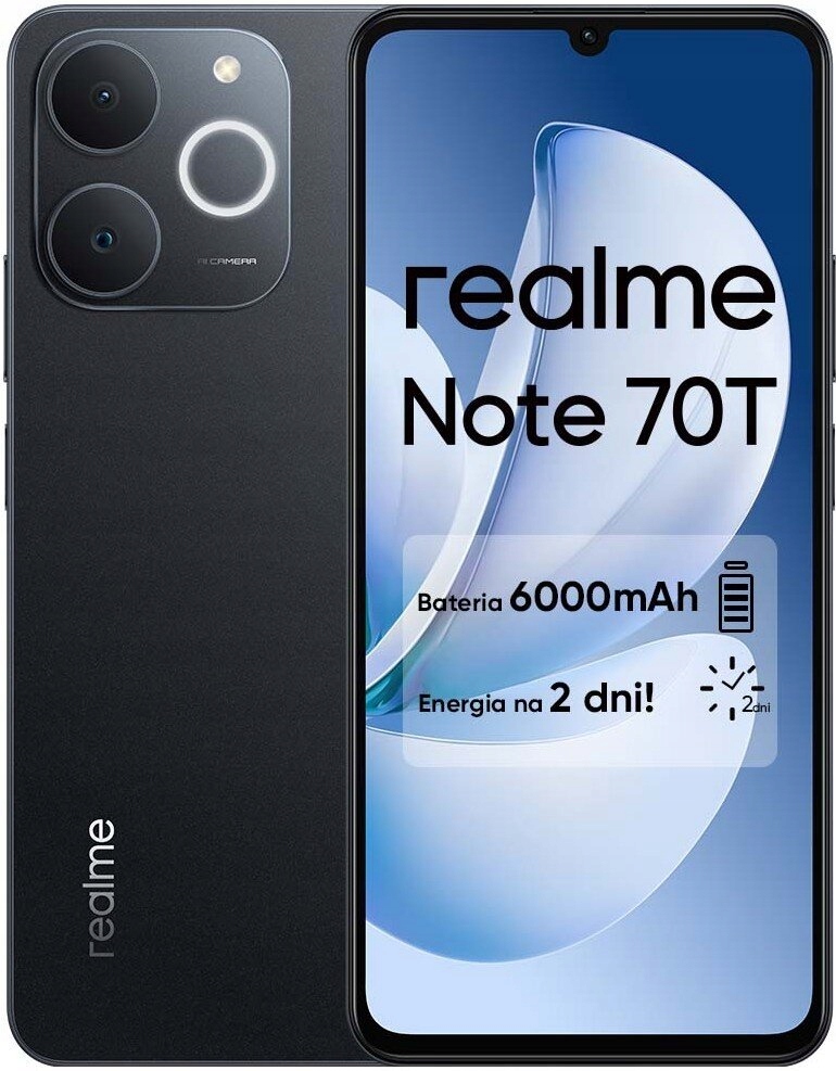 Realme Note 70T 4GB/64GB 6000mAh 6,74" 1600x720 90Hz 13Mpix