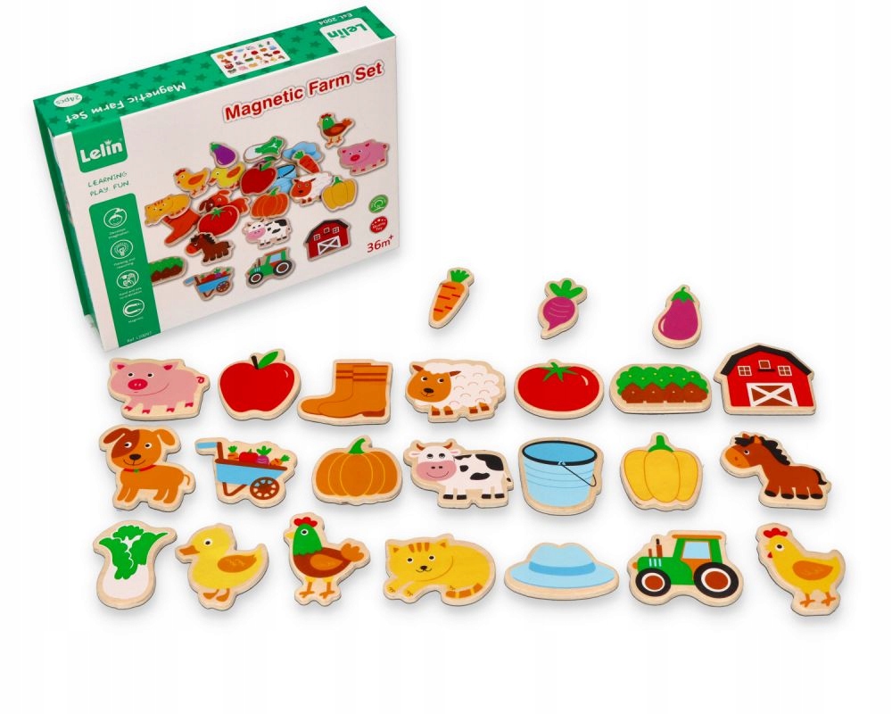 

Magnesy Drewniane Dla Dzieci Farma Lelin