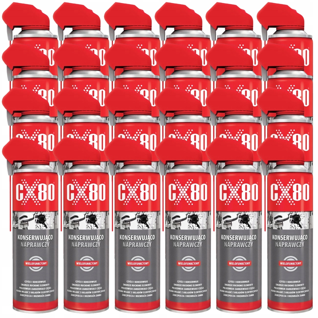 CX80 Duo Spray Konzervačný a opravný prostriedok Ochrana proti korózii 500 ml x24