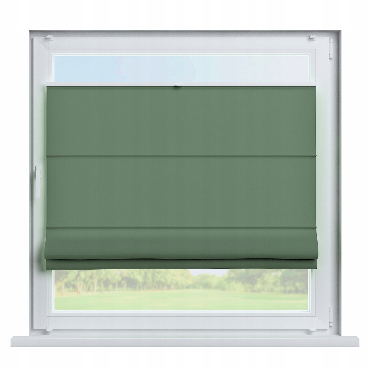 Dekoria Roleta plisé Římská Sicílie 120x160 odstíny zelené