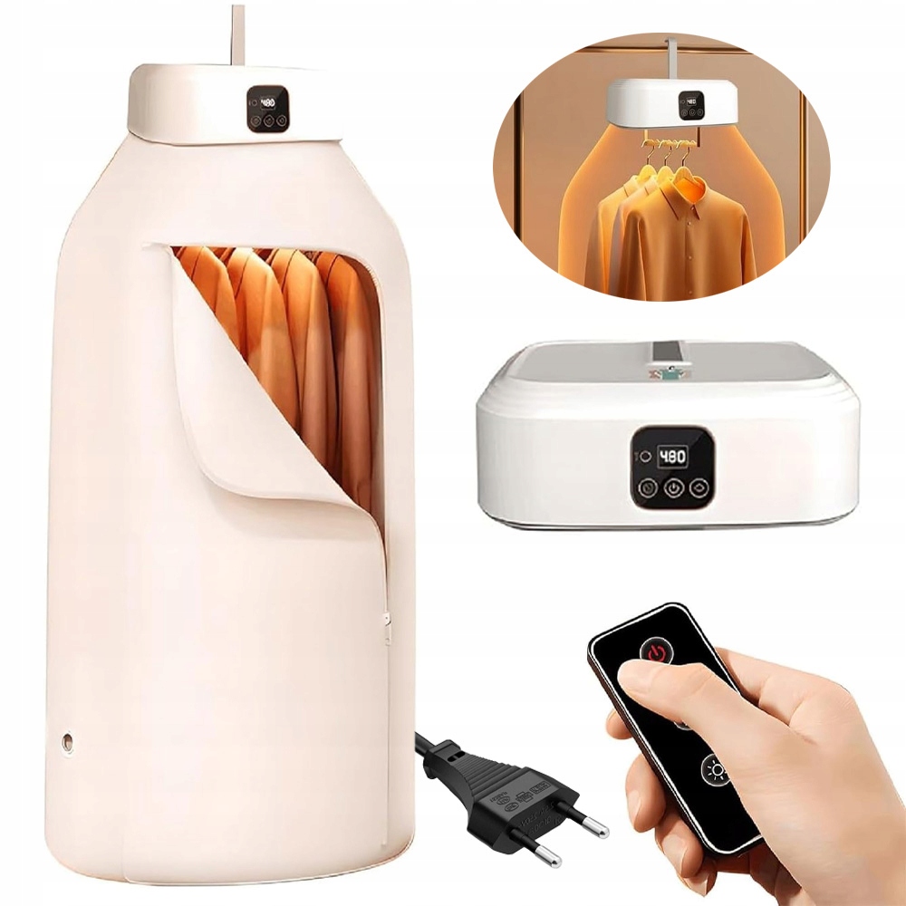 Levně Elektrická Sušák Na Prádlo, Volně Stojící, Skládací, Výkonný Časovač