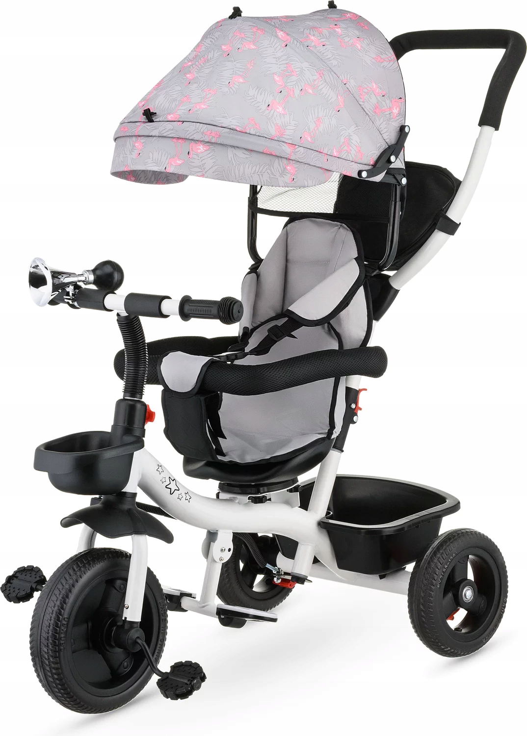 ROWEREK TRÓJKOŁOWY 3W1 OBRACANY Z RĄCZKĄ STARS Marka Stars