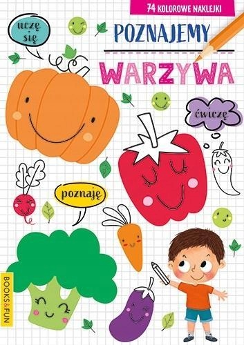 

Poznajemy warzywa naklejki Books And Fun
