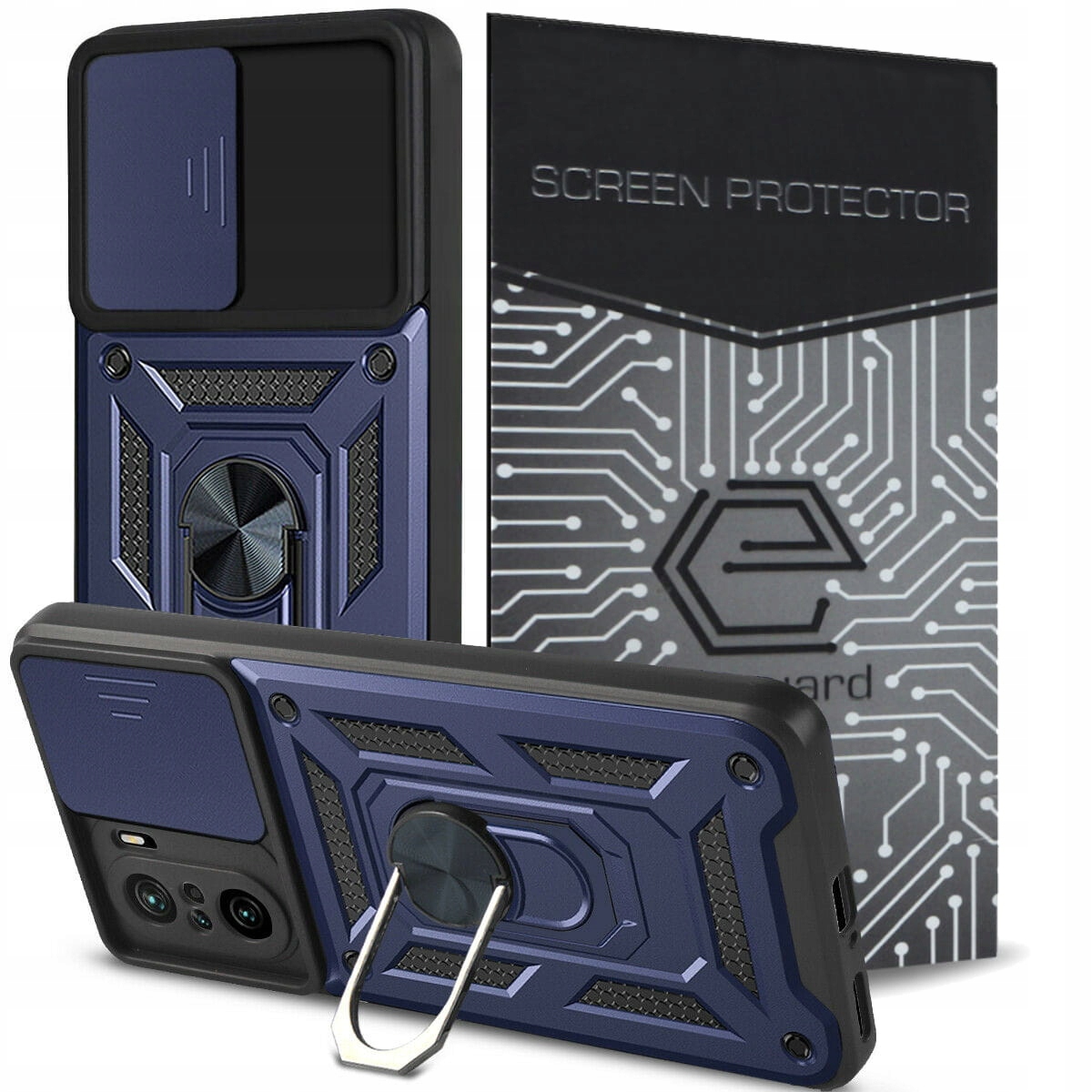 

Etui Case Pancerne+szkło do Xiaomi Poco F3 Pro