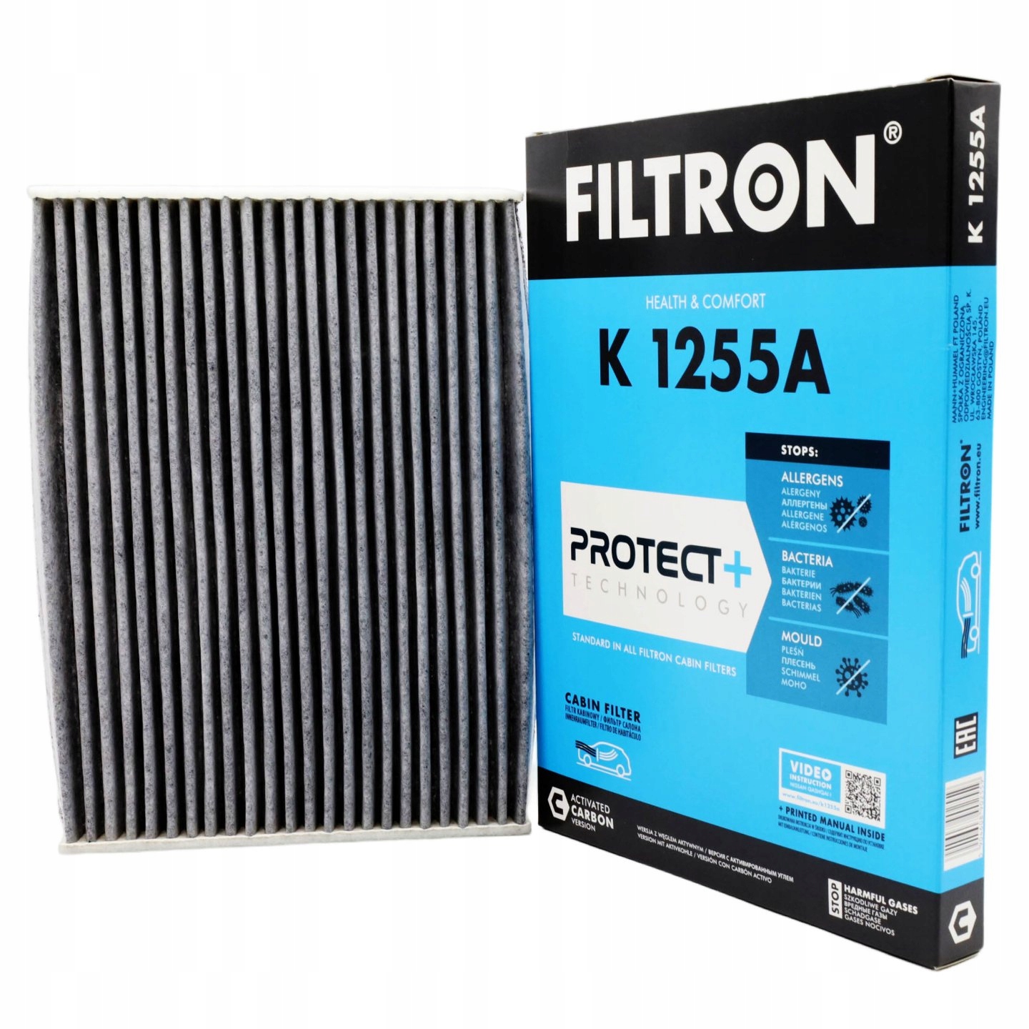 

Filtr Kabinowy Węglowy Filtron K1255A