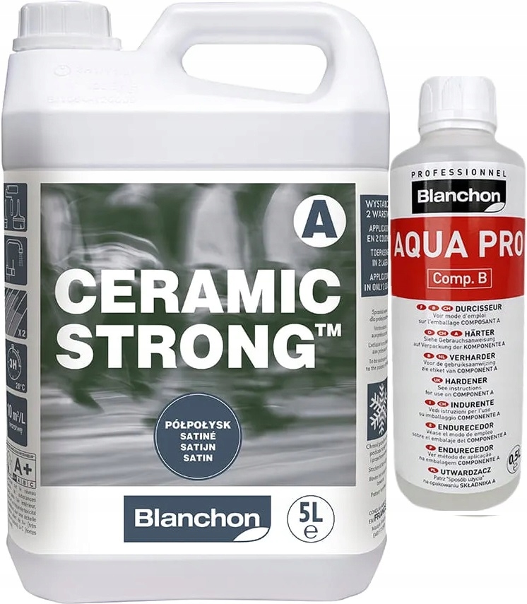 Lak Blanchon Ceramic Strong tužidlo Polopolysk 5,5L dvojzložkový