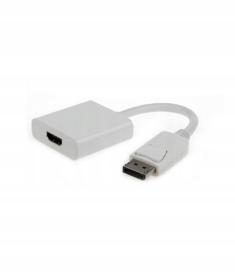 

Adapter DisplayPort męski do Hdmi żeński biały