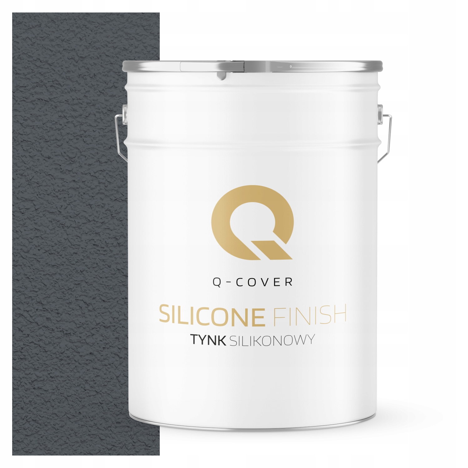 Fasádní Silikonová Omítka Šedá Grafitová F256 25KG Granulace 1.0mm