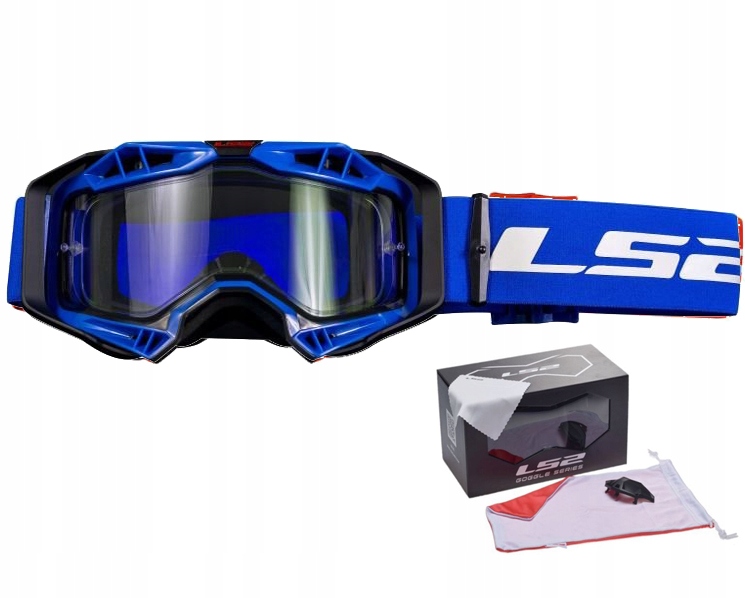 

Gogle Motocyklowe Enduro/cross LS2 Aura Black Blue