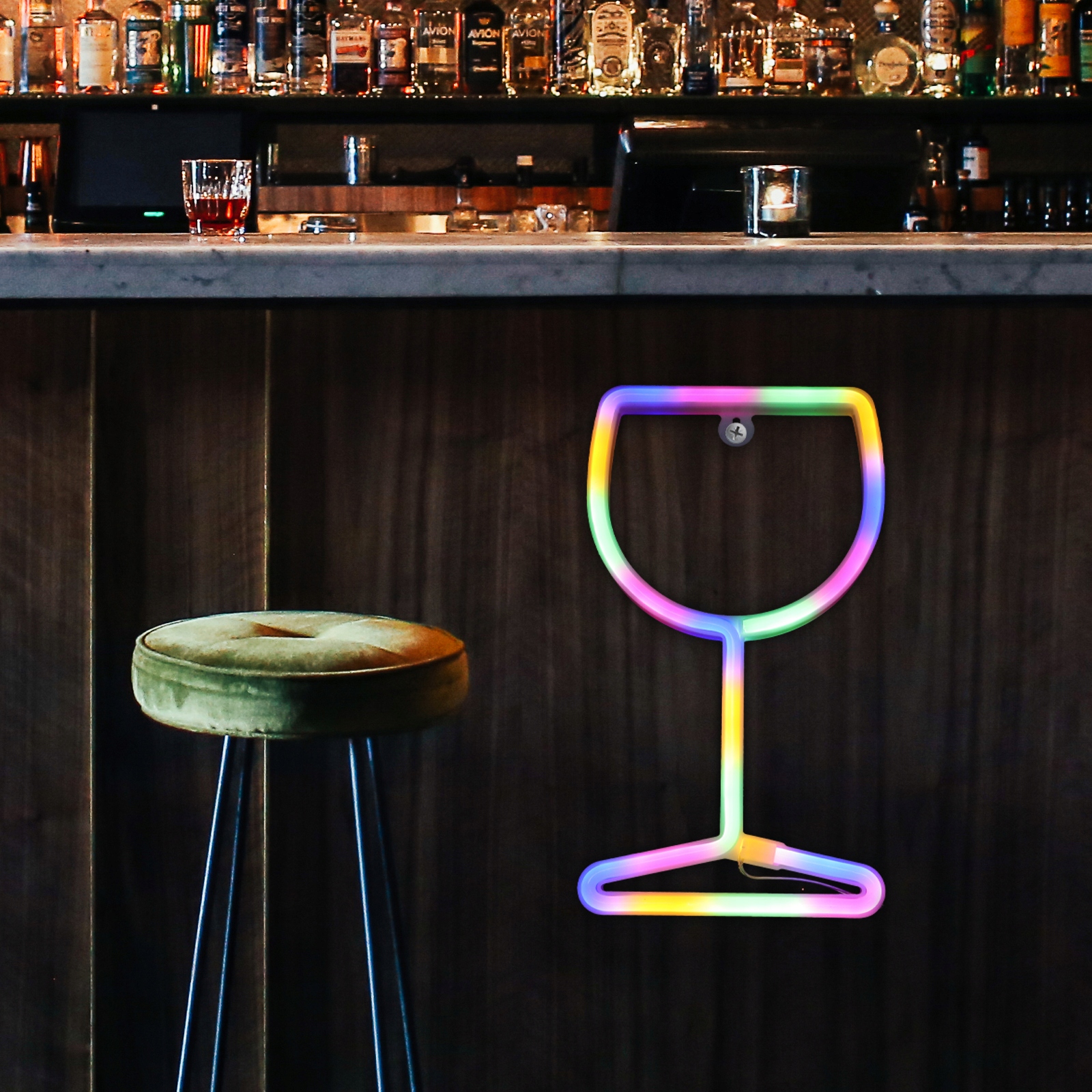 MODNE EMBLEMATY ŚWIETLNE EMBLEMATY DEKOROWE IMPREZY Wysokość produktu 2 cm