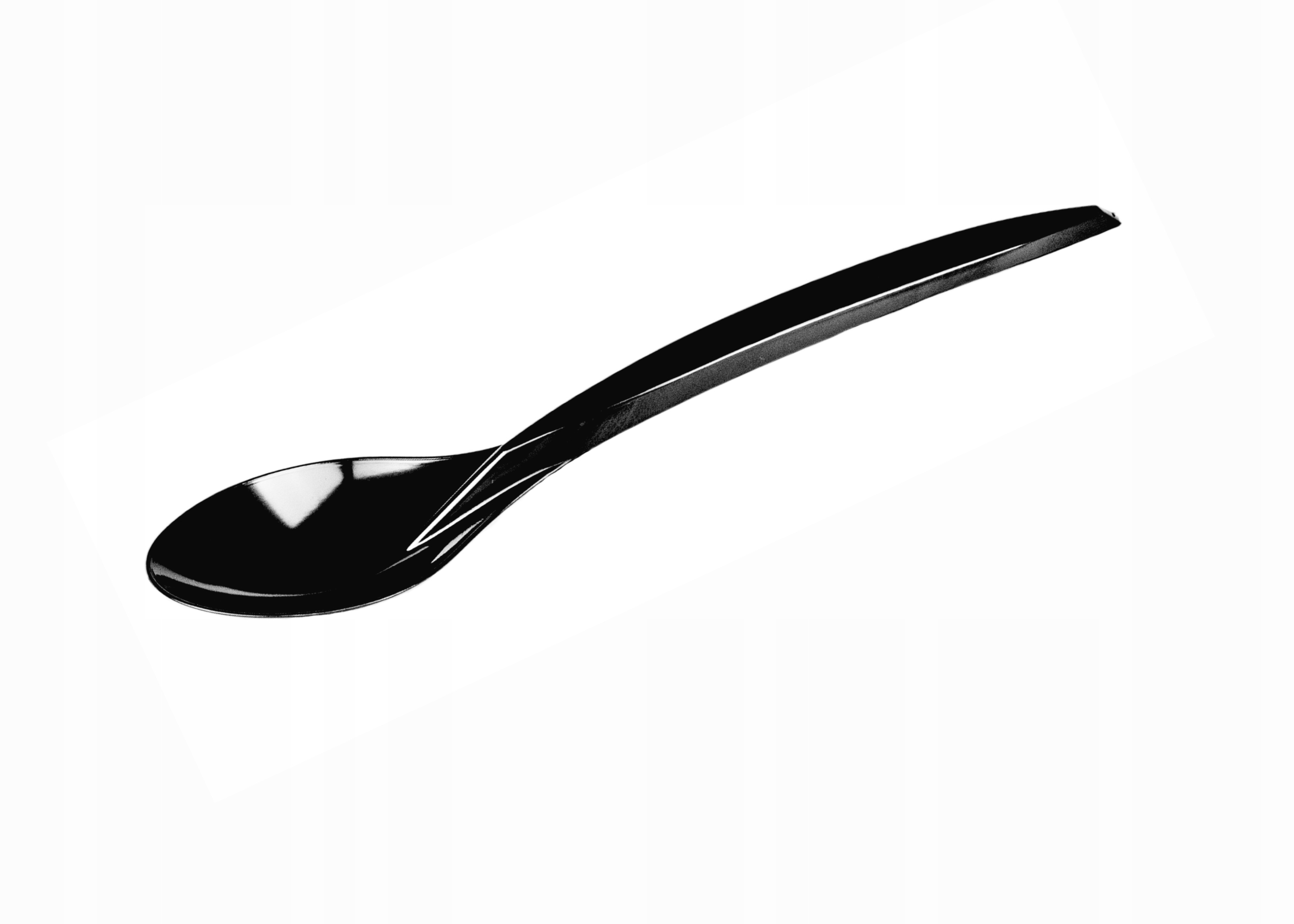 

Łyżki Plastikowe czarne jednorazowe łyżka 100szt.