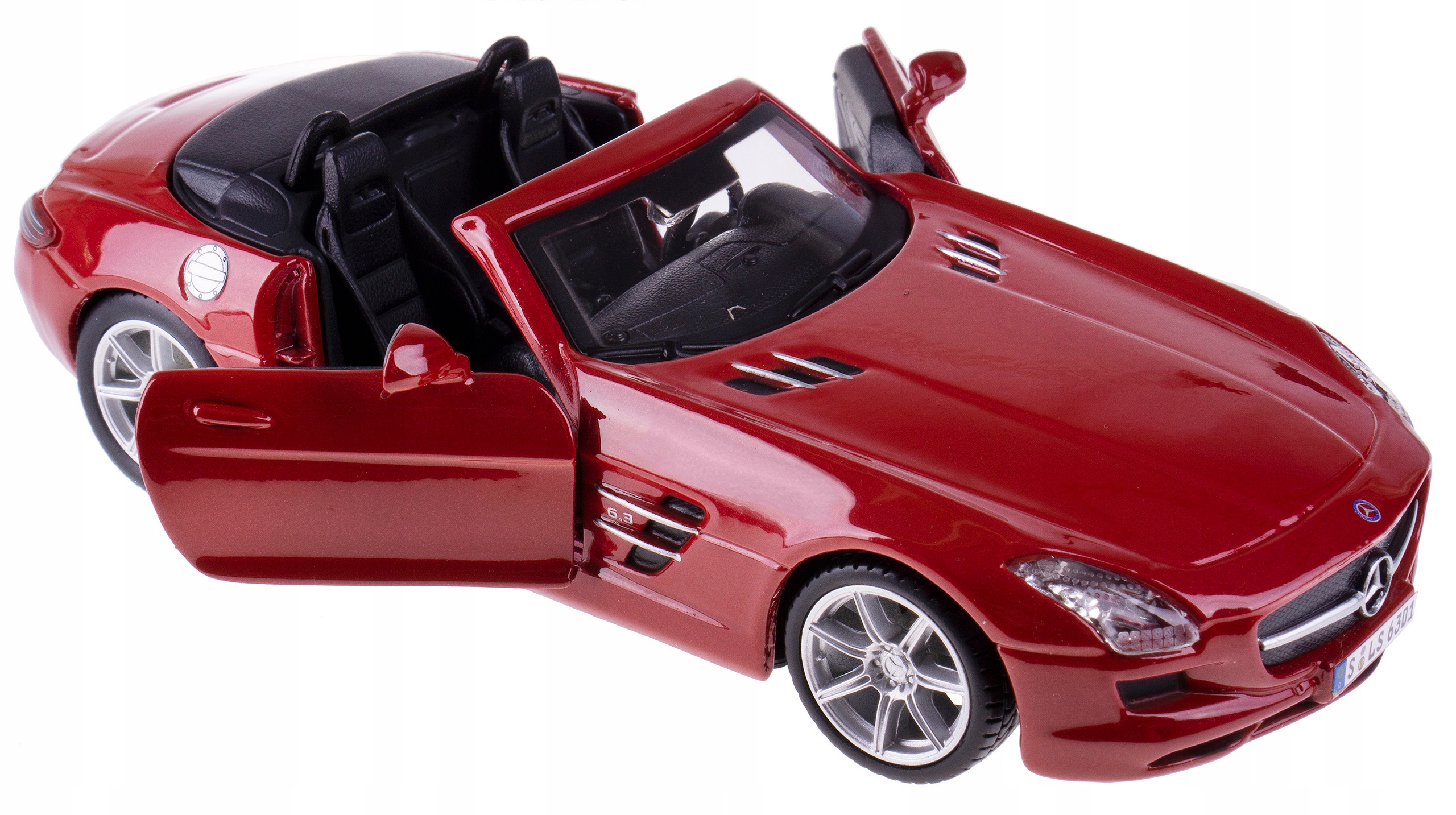 

Mercedes Sls Amg Roadster Model Bburago 1:32 Bordo
