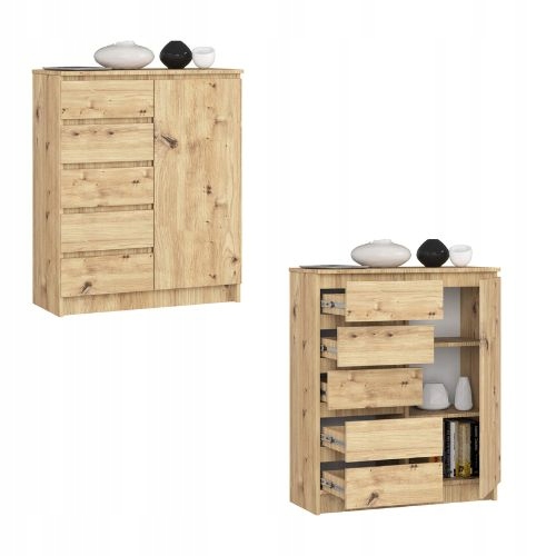 Komoda, skrinka K80 1D 5SZ artisan Akd