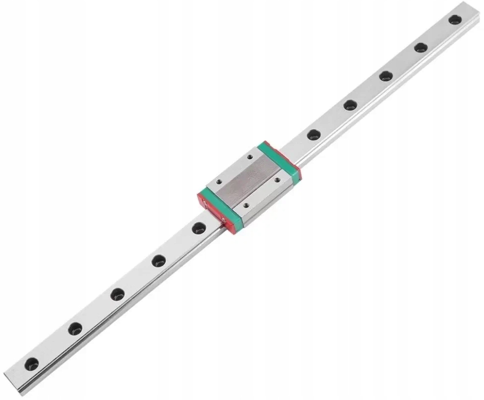 PROWADNICA LINIOWA SZYNA MGN12 300mm WÓZEK 12H Model MGN12H
