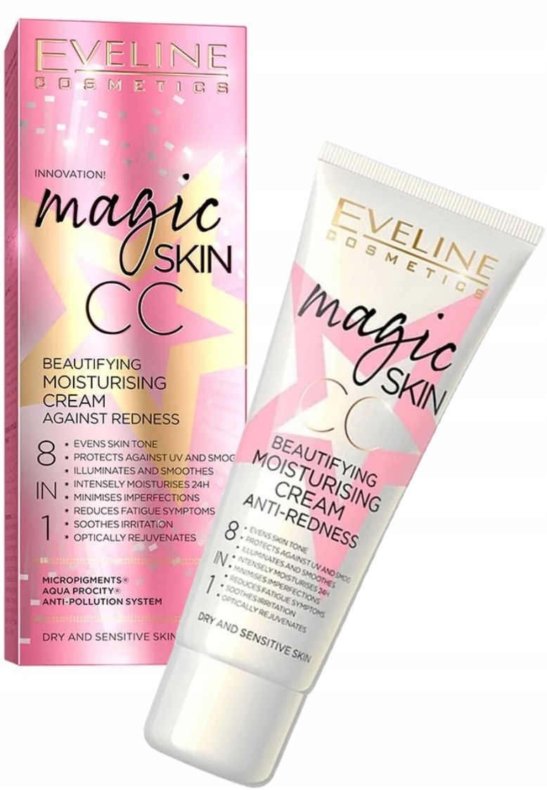

Eveline Krem CC Magic Skin Nawilzajacy 8w1 C.sucha