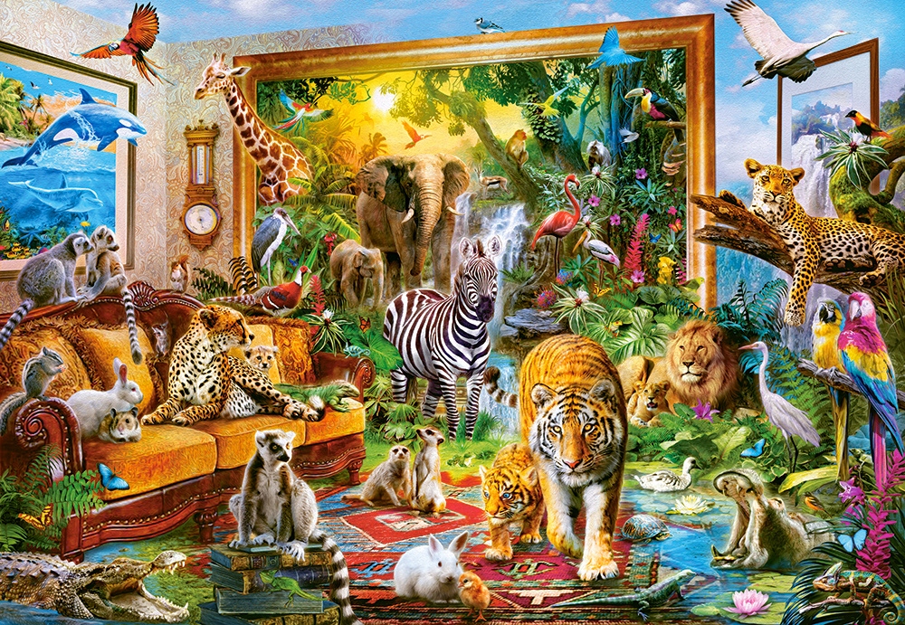 

Puzzle Zwierzęta Z Dżungli 9+ 1000 El Castor