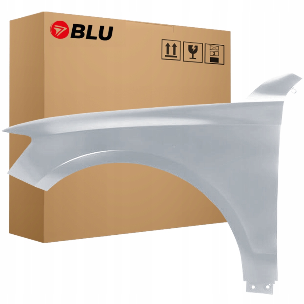 Blu Blatník Audi Q5 8R LZ7G levý stříbrný 08-16 přední