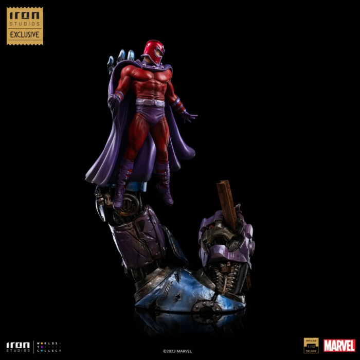 MARVEL-Magneto vs Sentinel-Statue Del. Art Měřítko 1/10 37 cm "2023 Ccxp"