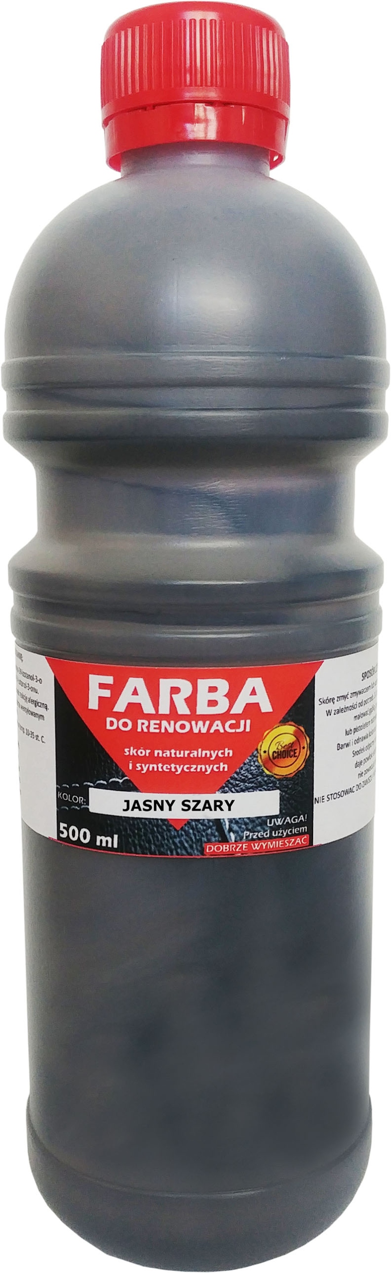 

Farba Do Skóry Kierownic Jasny Szary 500 ml