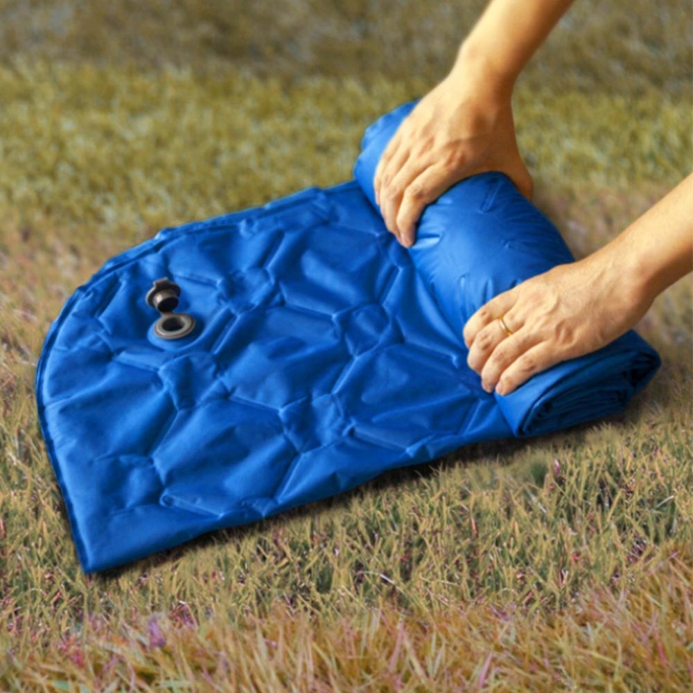 MATERAC TURYSTYCZNY Z POMPKĄ MATA SAMOPOMPUJĄCA PODWÓJNY DWUOSOBOWY Grubość 6 cm