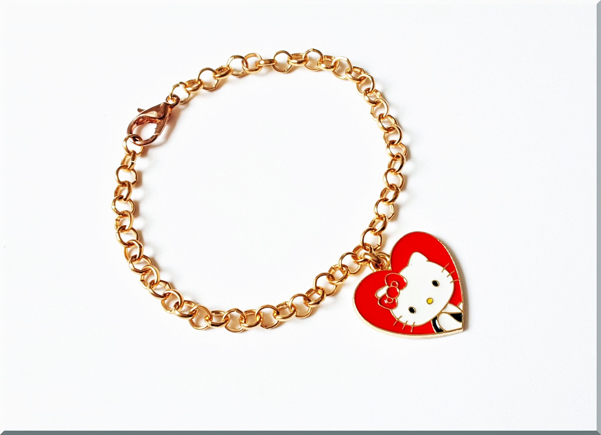 BRANSOLETKA Z ŁAŃCUSZKA HELLO KITTY 015