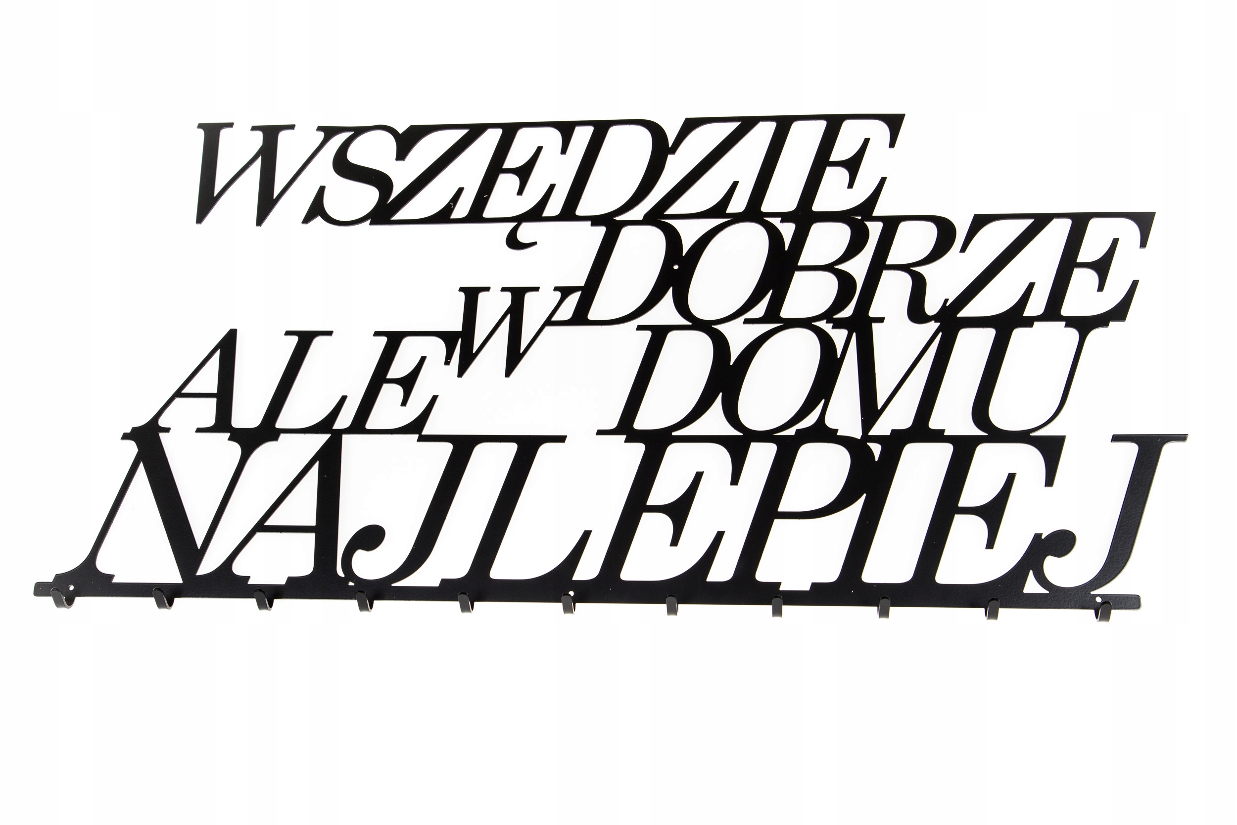 

Wieszak ścienny na ubrania Wszędzie Dobrze