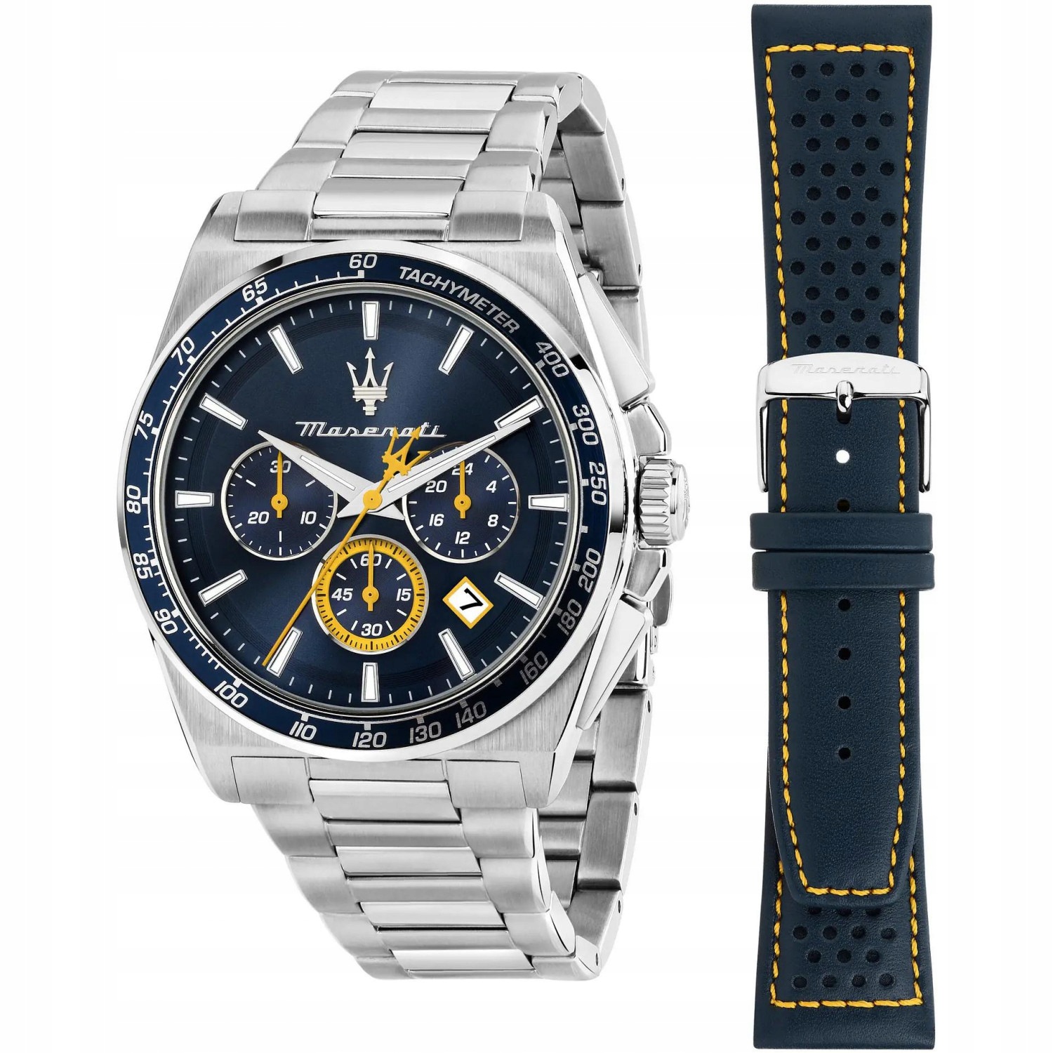 Pánské Hodinky Maserati R8873652001 stříbrný náramek