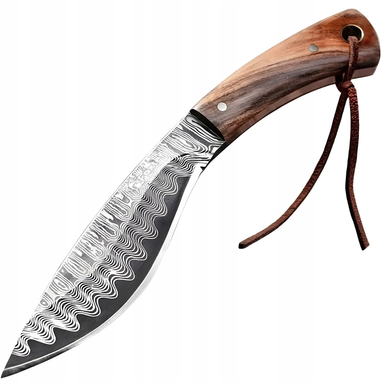 Nóż outdoorowy Za 39067 Brązowy/Czarny KP-39067