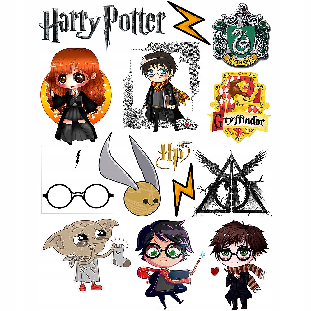 TATUAŻE ZMYWALNE DLA DZIECI HARRY POTTER WZORY ORYGINALNE Rodzaj gadżetu filmowy gamingowy