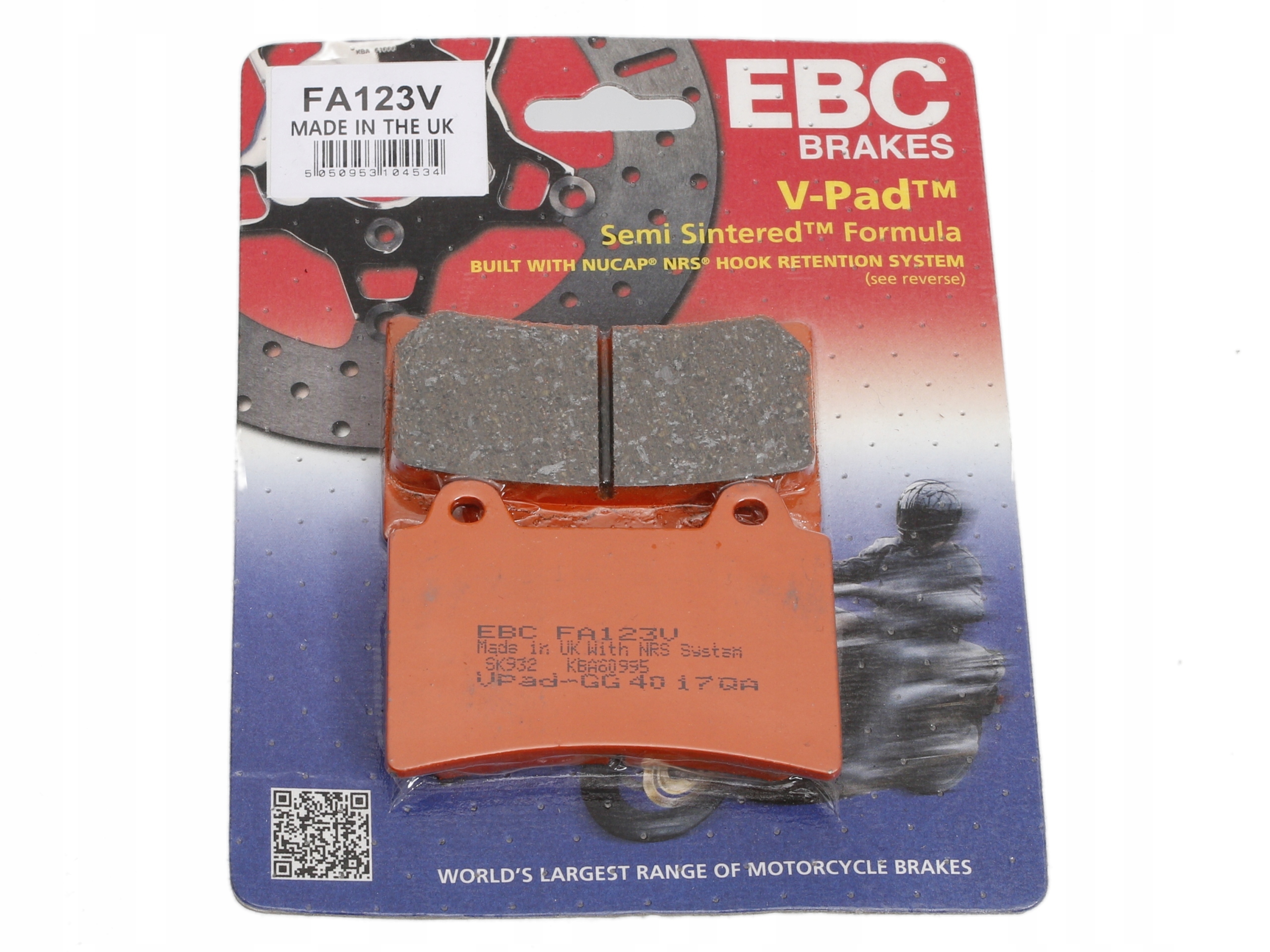 ГАЛЬМІВНІ КОЛОДКИ ПЕРЕДНІ YAMAHA XJR 1200