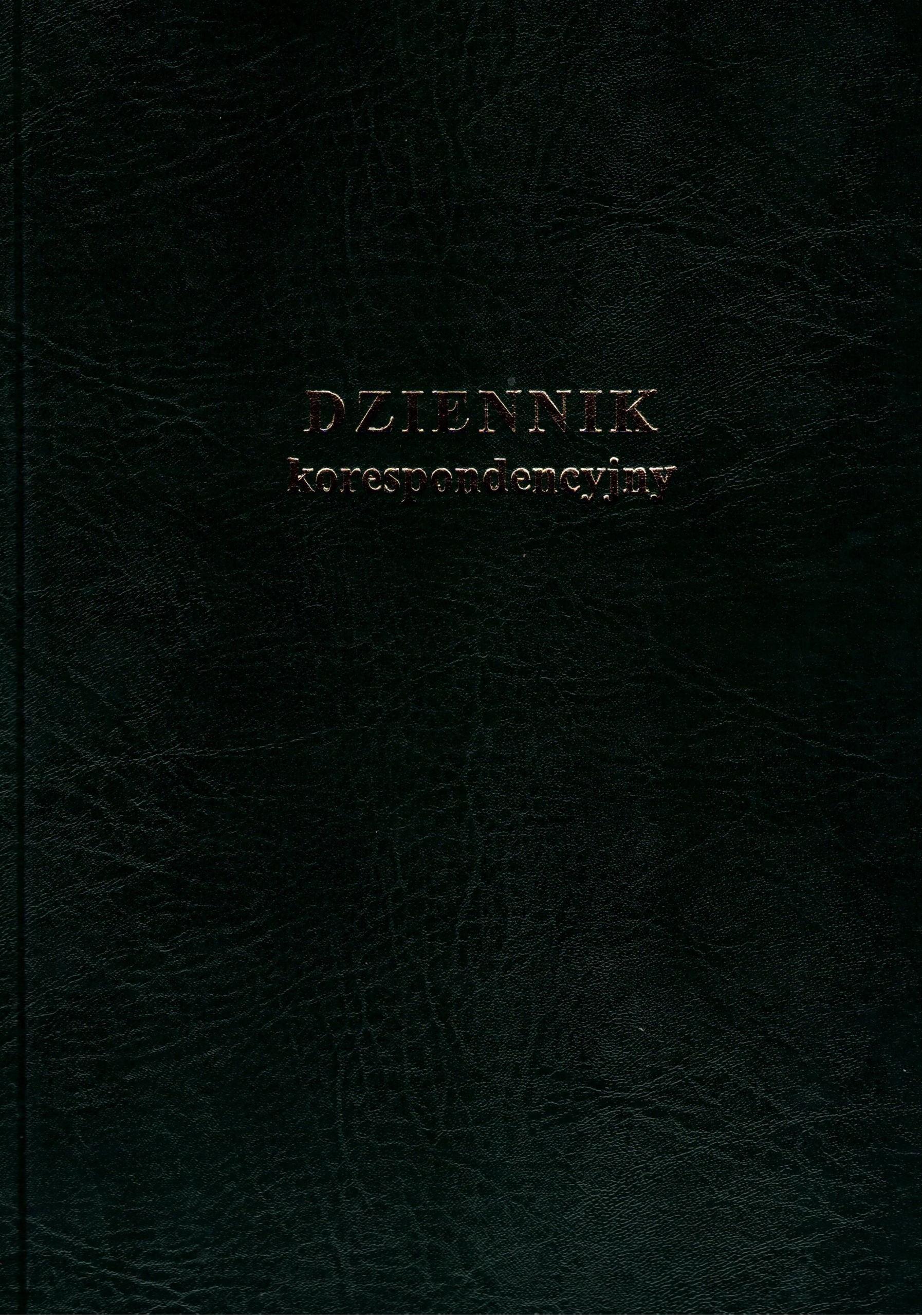 

Dziennik korespondencyjny 200 k twarda oprawa