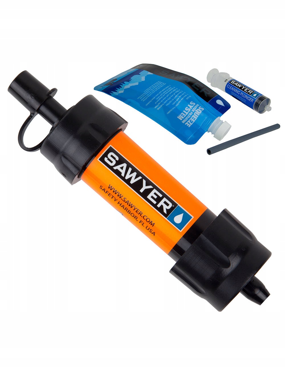 Turistický filtr pro úpravu vody Sawyer Mini SP103 oranžový