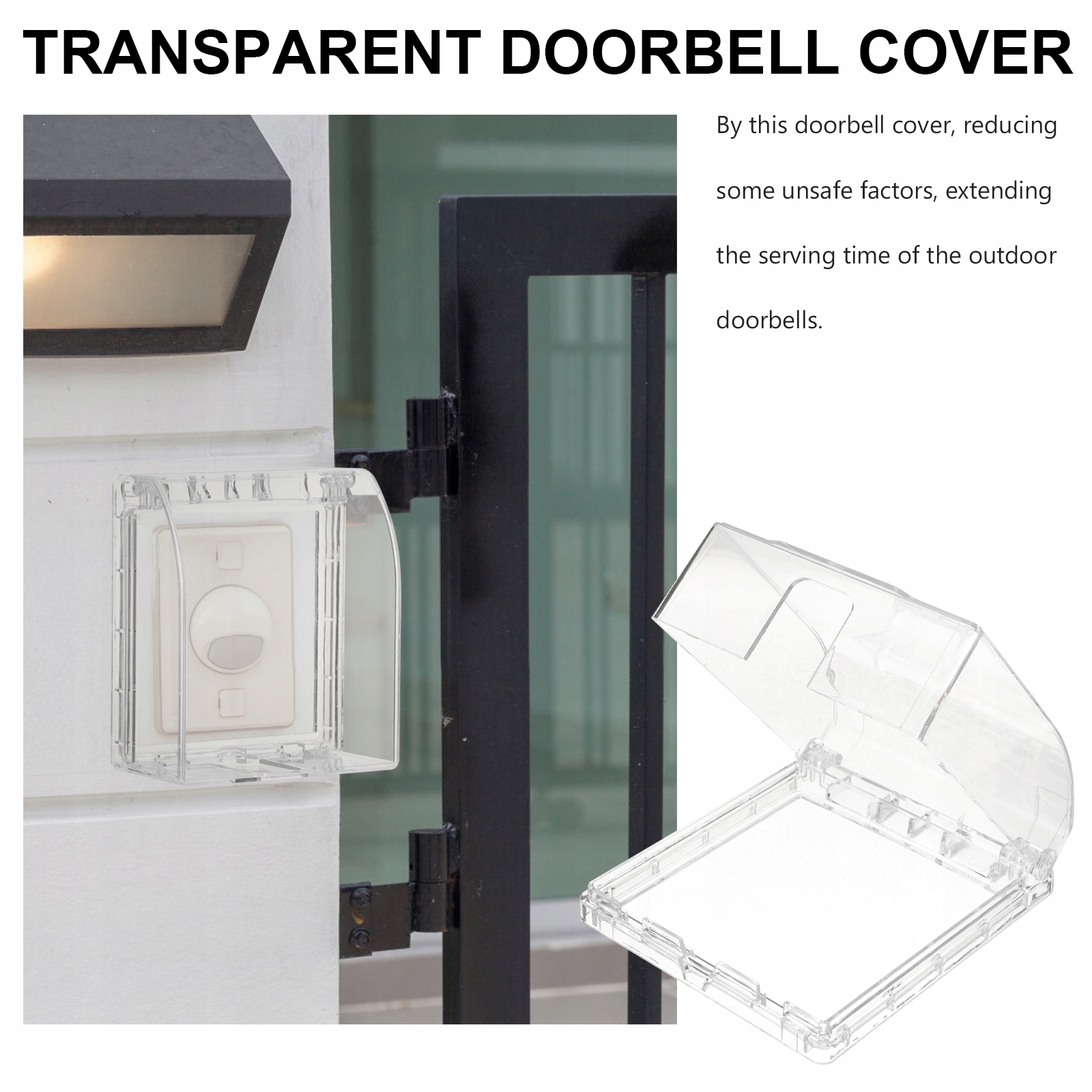 OSŁONA PRZED PRZECIWDESZCZOWA NA DZWONEK OBUDOWA DO ŁAZIENKI Marka bez marki