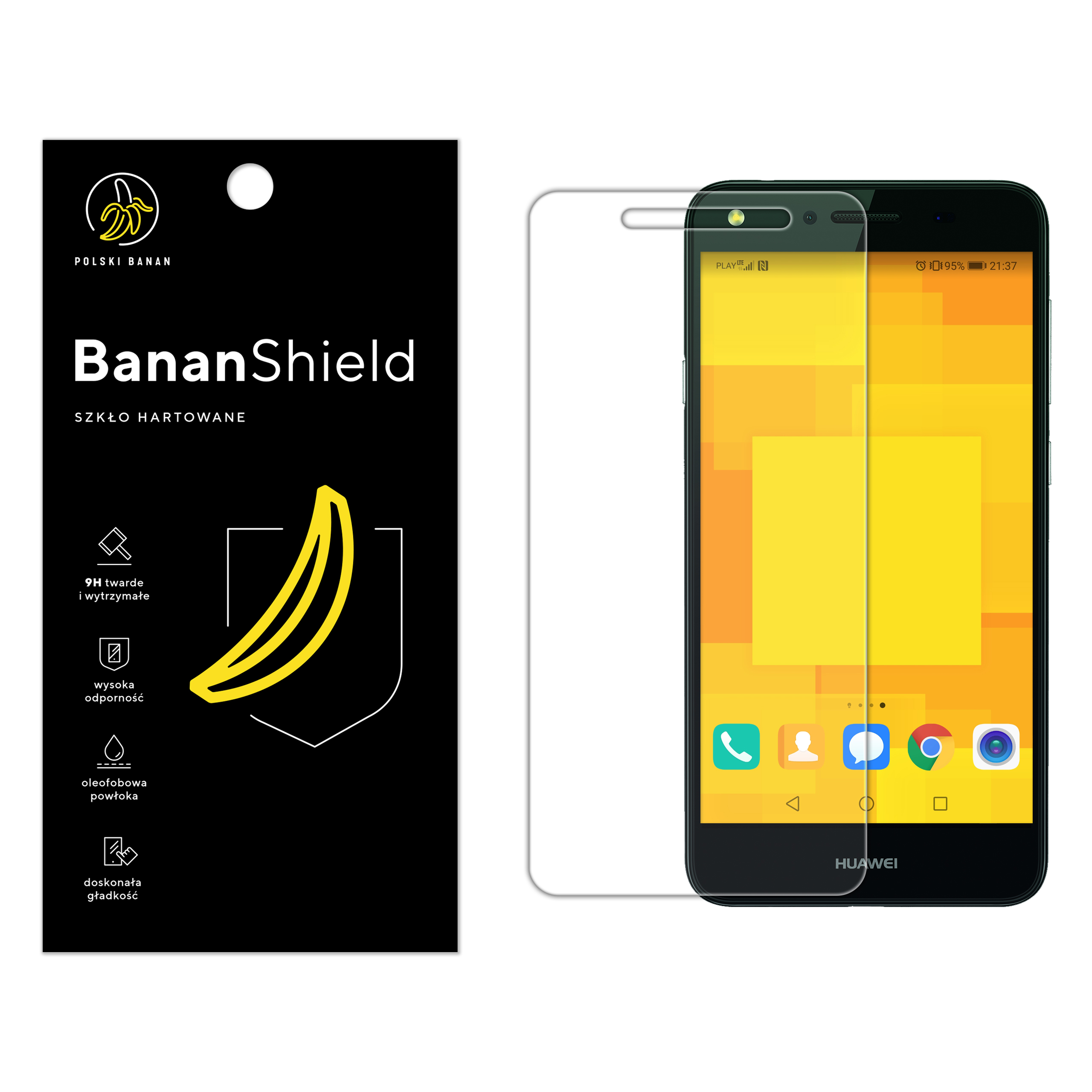 

Szkło Hartowane Polski Banan 9H do Huawei Y5 II