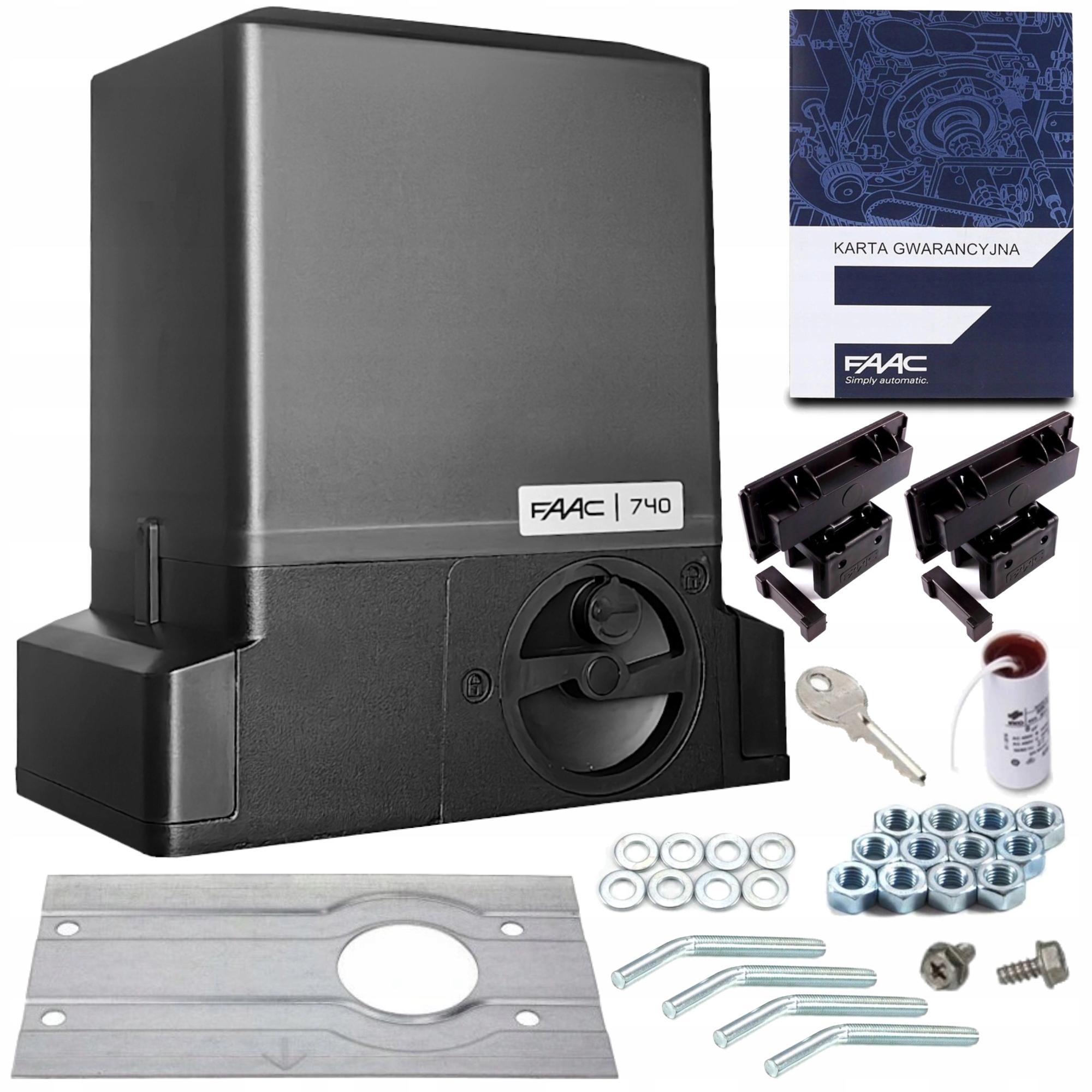Pohon Valca Faac 740 Magnety, Kotvy, Základňa